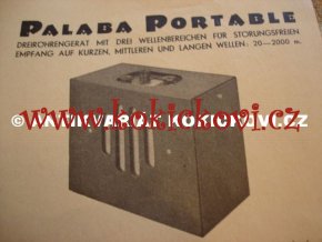 PALABA RADIO PORTABLE NĚMECKÝ PROSPEKT