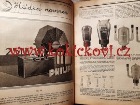 RADIOSVĚT 1930 ROČ. 4 - POŠKOZENÝ HŘBET, PHILIPS 2511