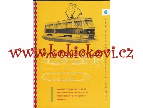 REKLAMNÍ KATALOG ČS. VAGONEK TATRA VOZY ČSD 1962 - UVNITŘ TRAMVAJ T3 - FRANTIŠEK KARDAUS