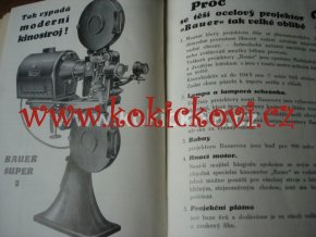 PŘÍRUČKA PRO ZKOUŠKU KINOOPERATÉRSKOU 1931 BAUER SUPER