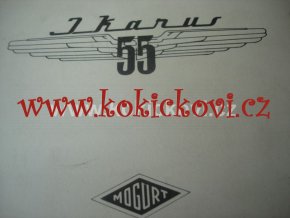 AUTOBUS IKARUS 55 MOGURT KATALOG NÁHR.DÍLŮ