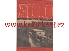 AUTO - ČASOPIS ČS. MOTORISTŮ ČÍSLO B11 LISTOPAD 1946
