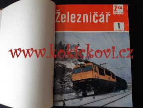 ČASOPIS ŽELEZNIČÁŘ 1980 KOMPLETNÍ 24 ČÍSEL