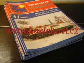 ŽELEZNIČNÍ MAGAZÍN 2004 ŽELEZNIČNÍ MODELÁŘSTVÍ KOMPLETNÍ ROČNÍK