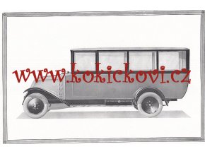 AUTOBUS RENAULT 15 CV REKLAMNÍ PREZENTACE VOZU