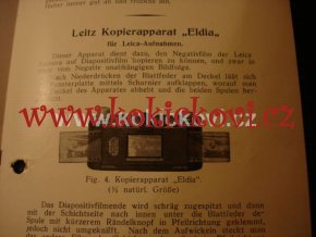 PROSPEKT NA KOPÍRKU LEITZ LEICA - FILME NĚMECKY 12 STRAN