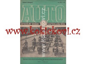 AUTO - ČASOPIS ČS. MOTORISTŮ ČÍSLO A10 ŘÍJEN 1946