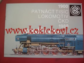 PROSPEKT LOKOMOTIVY ČKD 1900-1988; T478, T434