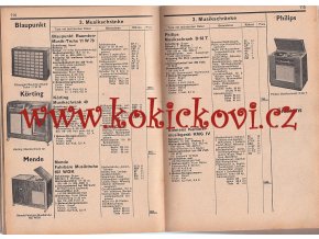 RADIOPRODUKCE NĚMECKÝCH FIREM 1939-40 - HANDBUCH - INGELEN - BLAUPUNKT - MENDE -PHILIPS - MINERVA - ZERDIK - LORENZ