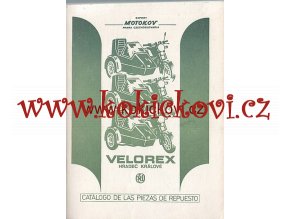 VELOREX - KATALOG NÁHRADNÍCH DÍLŮ - SIDECAR 700, 710 španělsky