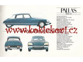 CITROEN 2CV ID 19 DS 20 PALLAS BREAK PROSPEKT