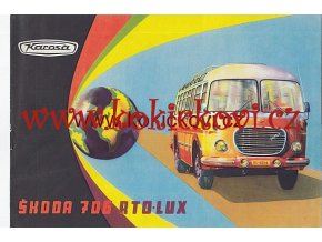 AUTOBUS ŠKODA 706 RTO - LUX PROSPEKT 1963 KAROSA