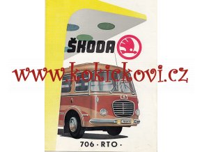 AUTOBUS ŠKODA 706 RTO LUX PROSPEKT 8 STRAN -MOTOKOV