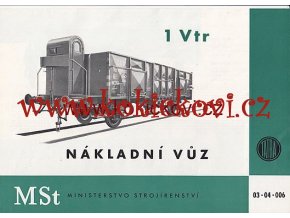 NÁKLADNÍVŮZ 1 Vtr TATRA PROSPEKT A4 1955