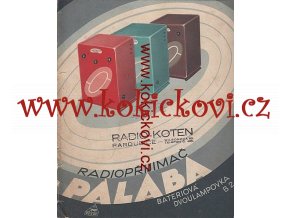 RADIO PALABA B2 REKLAMNÍ BROŽURA 22X26CM