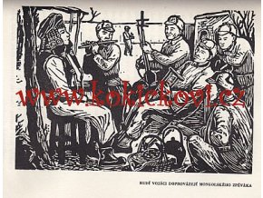 ČÍNSKÝ LID V BOJI ZA SVOBODU 1949 UVNITŘ 28 DŘEVORYTŮ A 15 ILUSTRACÍ