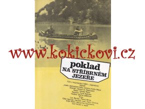 Filmový plakát Poklad na Stříbrném jezeře A4 program Pierre Brice Lex Barker