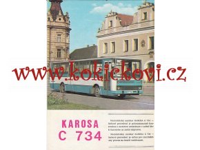 KAROSA C 734 MEZIMĚSTSKÝ AUTOKAR - PROSPEKT A4