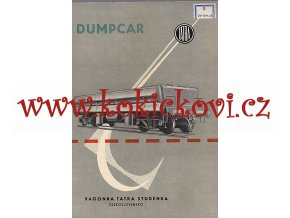 4nápravový oboustranně výklopný vůz Dumpcar reklamní prospekt 196?