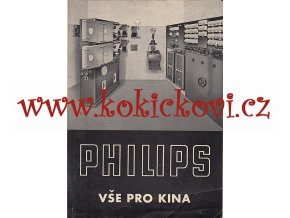 PHILIPS PRO KINA - REPRODUKTORY - ZESILOVAČE - PROMÍTAČKY - REKLAMNÍ PROSPEKT 193?