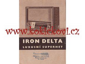 RADIO LETÁK IRON DELTA - REKLAMNÍ LETÁK A5