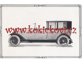 LIMUZÍNA LANDAULET - CHASSIS TURCAT-MÉRY - REKLAMNÍ KRESBA VOZU