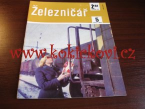 ČASOPIS ŽELEZNIČÁŘ Č.5 / 1981 - JEDNO SAMOSTATNÉ ČÍSLO VIZ FOTO