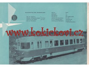 MOTOROVÝ VŮZ Balm M 240. Vagonka - Tatra REKLAMNÍ PROSPEKT / BROŽURA NĚMECKY
