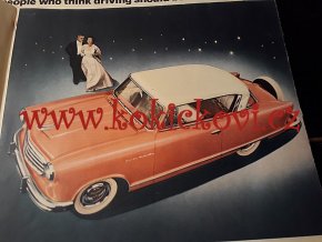 REKLAMNÍ PROSPEKT / KATALOG 1955 AMC American Motors RAMBLER Lg Color Sales Brochure