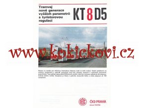 ČKD Tatra - KT8D5 - tramvaj - prospekt - A4  - 2 strany