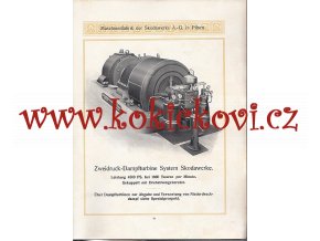Maschinenfabrik der Skodawerke A.-G. Pilsen - Dampfturbinen