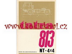 TATRA 813 NT - 4 x 4 - REKLAMNÍ PROSPEKT A4 - 4 STRANY- ŠPANĚLSKY - SPANISH - MOTOKOV