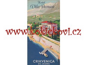 HOTEL VILA DANICA Travel Brochure, 1936 - CZECH EDITION - ART DECO