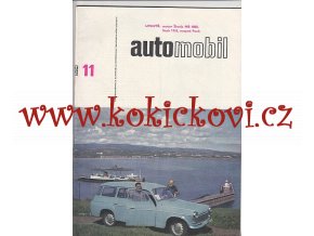 ČASOPIS AUTOMOBIL ČÍSLO 11/1964 - 1 KOMPLETNÍ ZACHOVALÉ ČÍSLO