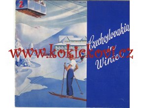 REKLAMNÍ PUBLIKACE CZECHOSLOVAKIA IN WINTER - 1936 - HLUBOTISKOVÉ FOTOGRAFIE