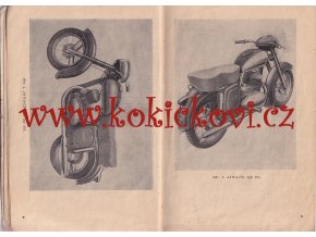 JAWA-ČZ 250/353, 350/354 - 1954 - technický popis, jízdní návod