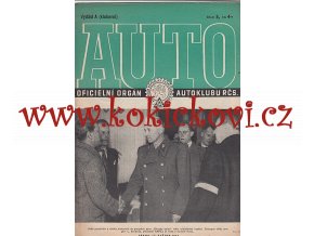 AUTO - ČASOPIS ČS. MOTORISTŮ ČÍSLO A5 KVĚTEN 1946