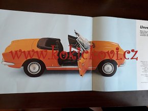 Prospekt Fiat 124 Sport Coupe Spider Auto - Sales Brochure - 1971