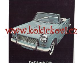 TRIUMPH 1200 reklamní prospekt 4 strany 196? - anglicky