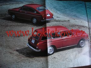 Volkswagen - VW 1600  - prospekt - 1970 - francouzsky - výrobní program