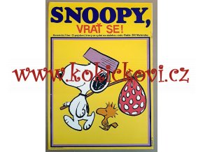 FILMOVÝ PLAKÁT A3 - SNOOPY, VRAŤ SE!