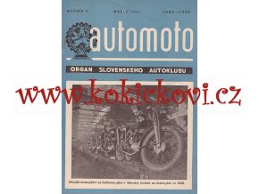 AUTOMOTO MAREC 1950 - ČASOPIS SLOVENSKÉHO AUTOKLUBU - TATRAPLAN