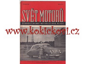 SVĚT MOTORŮ 1948 - číslo 46 - 2.ročník - 100% PĚKNÝ STAV /KRÁSNÁ OBÁLKA/ TATRAPLAN