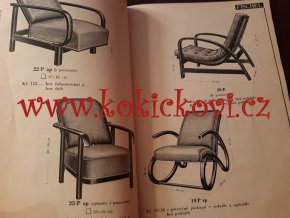 Katalog nábytku FISCHEL - Mimoň - ohýbané dřevo - rok 1934/35 - 80 stran