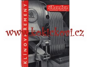 Klínové řemeny - katalog firmy Baťa - Národní podnik - A5 - fotografie