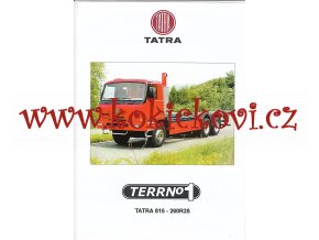 TATRA 815 - 260R25 - REKLAMNÍ PROSPEKT - 1 LIST A4 - 2 STRANY