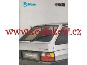 ŠKODA FORMAN - A4 REKLAMNÍ PROSPEKT - 20 STRAN - ČESKY