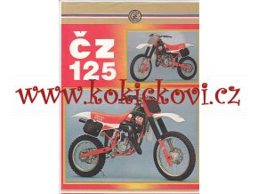 MOTOCYKL ČZ 125 Type 519 - reklamní prospekt