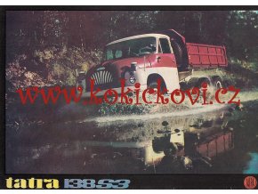 Tatra 138 S3 M 6 x 6 - reklamní prospekt - A4 - texty česky