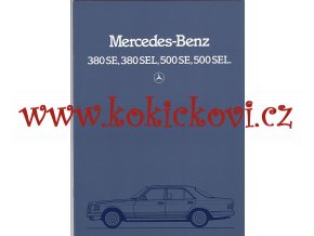 Mercedes - Benz 380 SE, 380 SEL, 500 SE, 500 SEL - prospekt - 1983 -36 stran A4